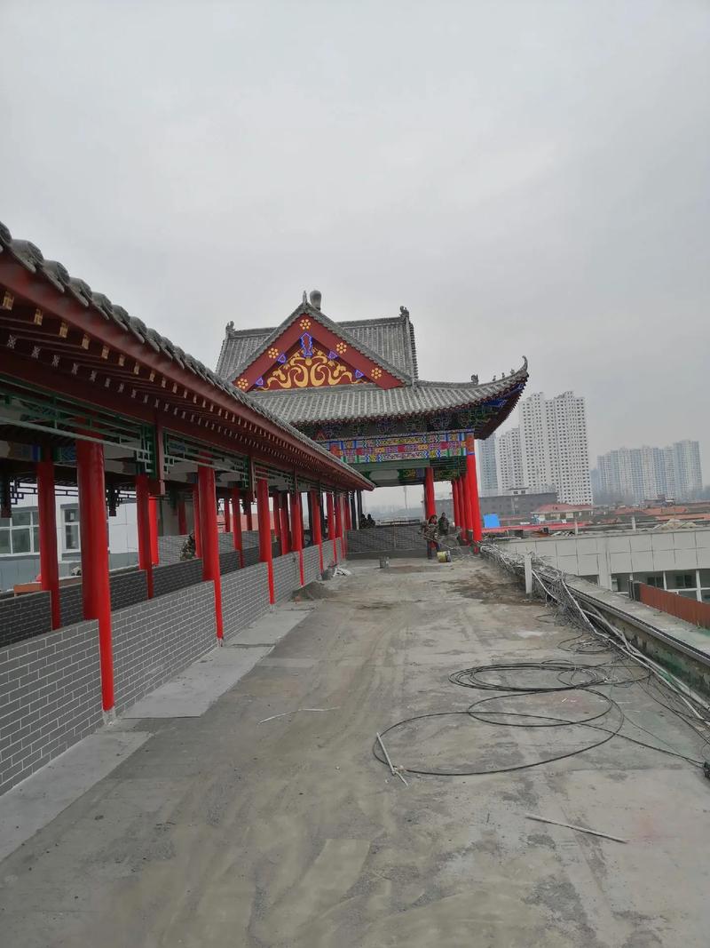钢结构仿古建筑 现代工艺与古典神韵的交融
